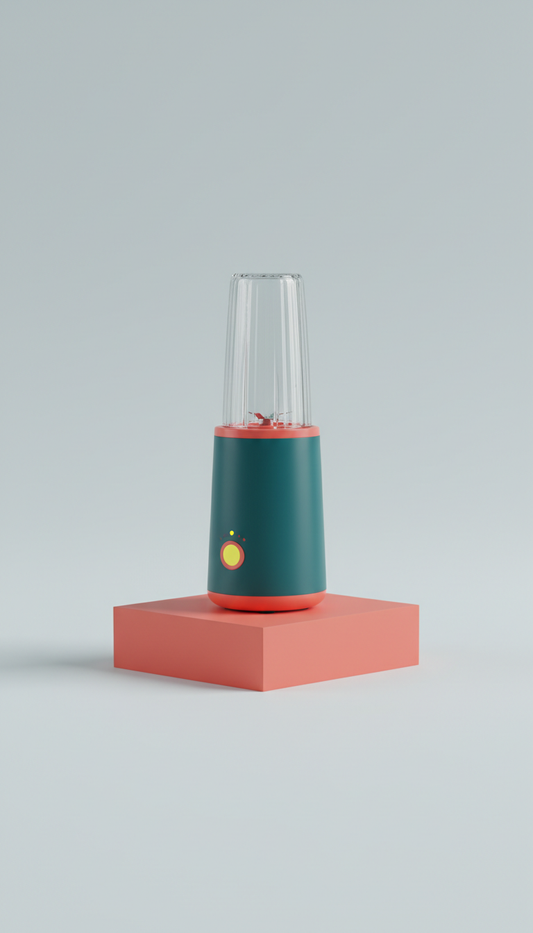 Mini Blender with Metro Teal Accent